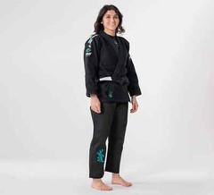 Fuji Womens Women Blossom Brazilian Jiu Jitsu Gi Jiu-Jitsu BJJ – Black