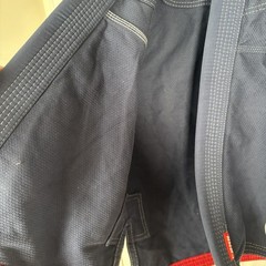 CRNR Combat Corner BJJ Gi Jacket Blue A2 Jiu Jitsu Kimono Top IBJJF Cotton