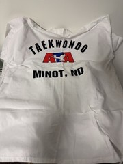ATA Youth Gi Tae Kwon Do Uniform Karate Judo Top OnlyEmbroidered Patch Size 4