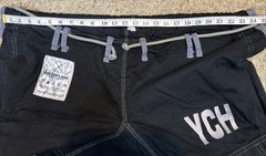 A4 YCH Black/Grey Brazilian Jiu Jitsu Uniform Apparel Kimono Pants 100% Cotton