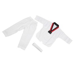 Kids Taekwondo Uniform Soft Cotton Polyester Breathable For Martial Arts GQBK