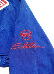 Gracie Barra Storm Kimonos Gi Jiu Jistu Blue Kids Size Y2 EUC UFC MMA Top