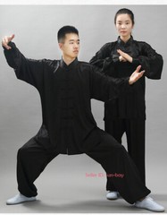 Wushu Tai Chi Yoga Sets Kung Fu Suit Martial Arts Unisex Silk Uniform Costume