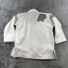 Albino & Preto Kids Gi Jacket M3 Boys White Classic Uniform BJJ Kimono Top