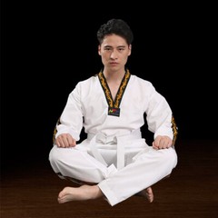 White Taekwondo Uniforms Karate Judo Taekwondo Clothes Children Adult Unisex