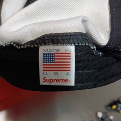 SUPREME Washed Out Twill Camo Camp Cap SS19