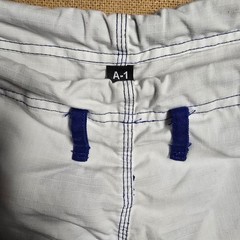 JAYEFO BRAZILIAN JIU JITSU GI PANTS With Belt White Blue A-1