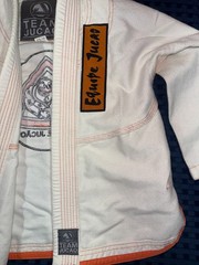 Team Juaco BJJ Gi Size M000 White Brazilian Jiu Jitsu MMA Training Uniform