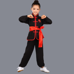 Kids Kung Fu Clothing Traditional Tai Chi Uniforms for Boys Girls Chinese Martia