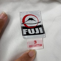 Fuji Kimono Gi Jacket And Pants Adult 3 White Jiu Jitsu MMA (Jacket & pant Only)
