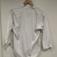 VINTAGE Tiger Claw Taekwondo Dobok Top Martial Arts White V-Neck Streetwear Judo