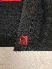 Elite Sports Technical Fightware Top MMA Brazilian Jujitsu BJJ Black Red,A5