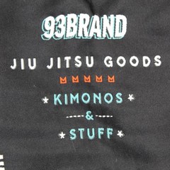 93Brand Jiu Jitsu Gi Jacket Mens Medium A1 White BJJ Competition Kimono Lined