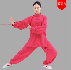 Unisex Cotton National Style Tang Clothes Tai Chi Uniform Wing Chun Kung fu Suit