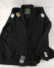 Kingz Kimonos The One BJJ Gi Jacket Top Only Black Sz A3H Sol Academy