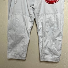 Gracie Barra Gi Pants Unisex A3 White Jiu Jitsu BJJ Kimono Uniform