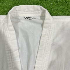century taekwondo Gi Size 3 Top White Chung Do Kwan US Flag Korean Flag EUC