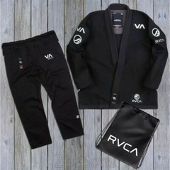 Shoyoroll Batch 60 RVCA V2 Black JIU JITSU Kimono RVCA II 450GSM With Bag