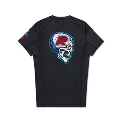 Til Death Albino and Preto Rash Guard SS & Short Bjj No Gi Jiu Jitsu Appareils