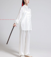 Women Mens Martial Arts Suit Chinese Traditional Tang Suit Tai Chi Kung Fu Sets