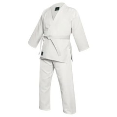 Custom Adult/Kids 100% Cotton 8oz White Karate Uniform | All Sizes | Free Belt