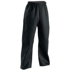 Century Kid’s 6 oz. Lightweight Student Uniform w/ Elastic Pants – Black -kimono