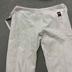 KI International Judo Gi Pants Size 5 White Cotton Martial Arts Uniform
