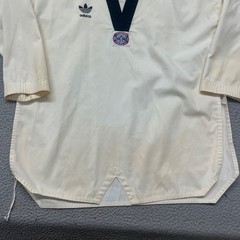 Adidas Taekwondo Gi Adult 5 White Popover Top Vintage Martial Arts Jiu Jitsu