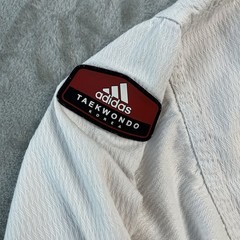 Adidas Taekwondo Korea Uniform Gi Dobok White Black Size 6 200cm WTF Karate