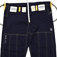 J Flex War Tribe Elevate Collection Womens Jiu Jitsu Pants Blue Icon Uniform EUC