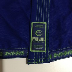 Fuji Suparaito Jiu Jitsu Gi Kimono Blue Size C0 Martial Arts Uniform