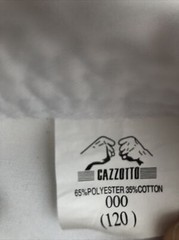 Cazzotto White Taekwondo Gi Kids S-m Size 000 (120)