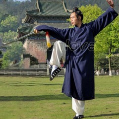 Wudang Taoist Robe Kung Fu Martial Arts Wing Chun Tai Chi Linen Uniform Unisex