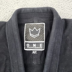 Kingz The ONE Jiu Jitsu Gi Kimono Top Uniform Size A2 Black MMA