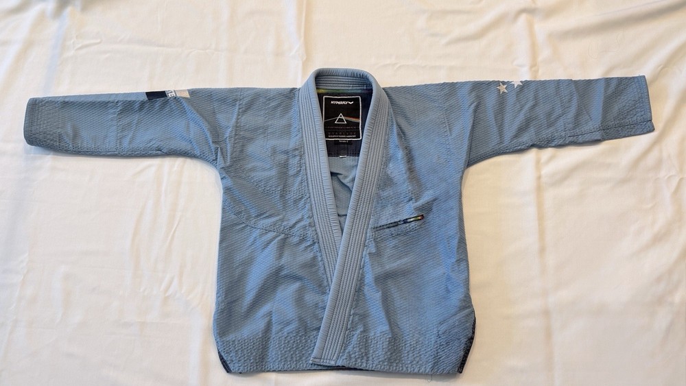 Hyperfly Starlyte Female 0 Light Blue Jiu-Jitsu Gi Kimono for Kids Unisex