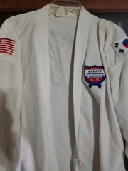 VTG Ft WORTH Academy of KARATE Tae Kwon DO Martial Arts Gi Top White KOREA