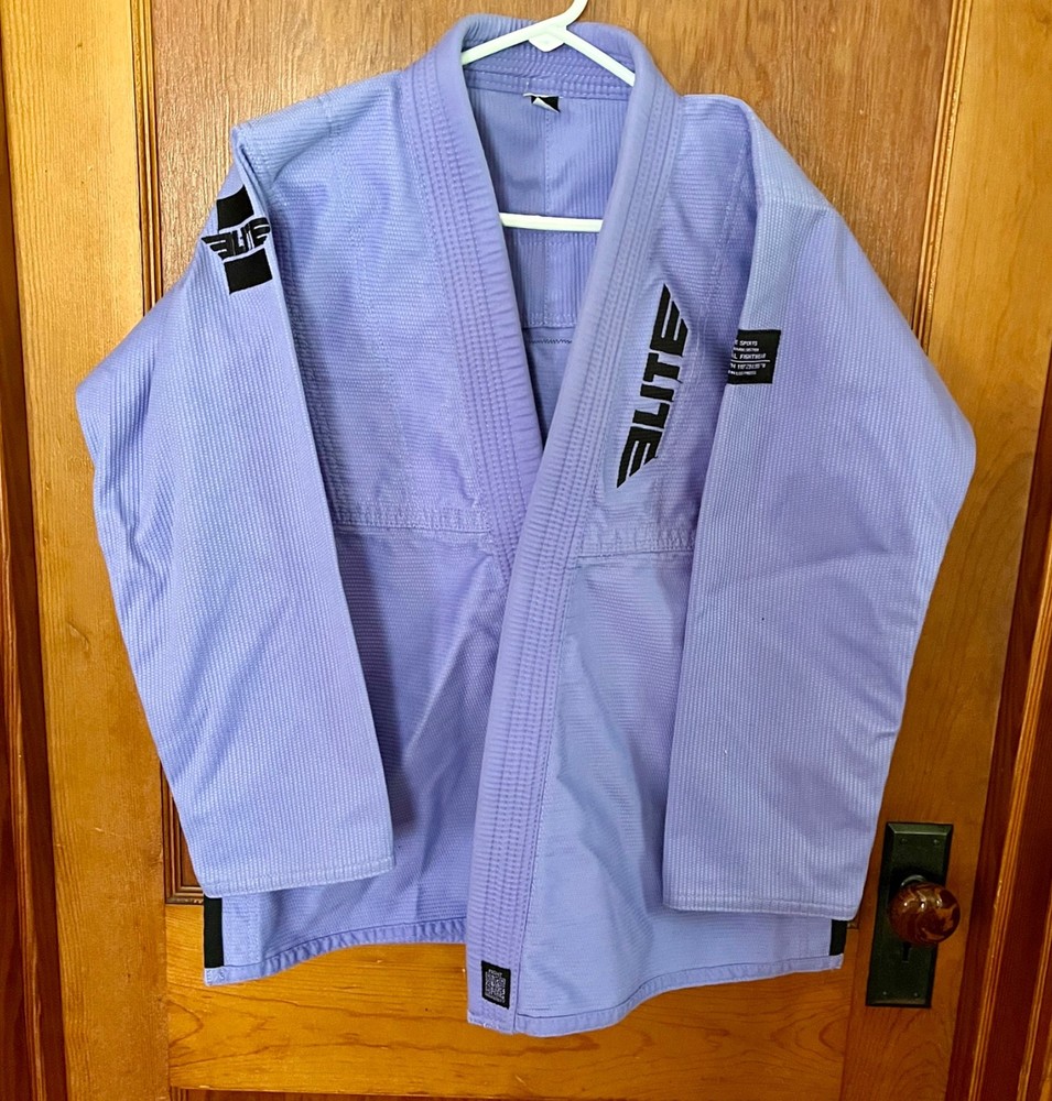 Elite Sports Gi top Technical Fightwear Women F1 purple Ju Jitsu patch