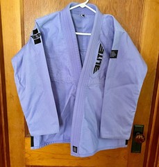 Elite Sports Gi top Technical Fightwear Women F1 purple Ju Jitsu patch