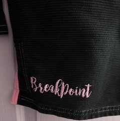 Women’s Breakpoint Size F0 Black Pink Brazilian Jiu Jitsu Gi