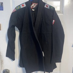 Rev Gear Judo/jiu Jitsu Gi A2 Black Top & Bottom