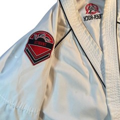 Tiger Rock Kids White Karate Jacket Taekwondo Martial Arts Uniform Gi Size 2/150