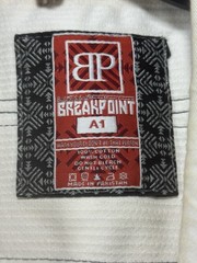 Breakpoint Jiu Jitsu Gi Top Size A1 Adults White No Belt Classic Kimono