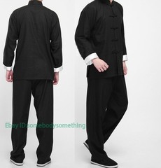 Adult Unisex Chinese Kung Fu Wing Chun Costume Suit Martial Arts Tai Chi Uniform