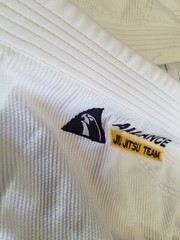 Kingz Kimono Gym BJJ Gi Jacket Size Youth M3 White Top Only