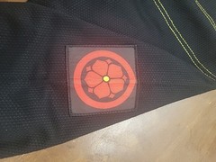 Shoyoroll Gi Black Jiu-Jitsu Kimono Karate Kung Fu Uniform Pants Snake Size A-2