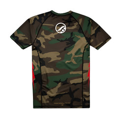 Shoyoroll Defcon x BJJ Rash Guard Short Sleeve Jiu Jitsu MMA Camo Gear