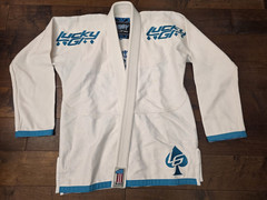 LUCKY Gi (new) – Tiffany Blue Jiu jitsu BJJ Kimono, Size A0 Fits like A1 RARE!