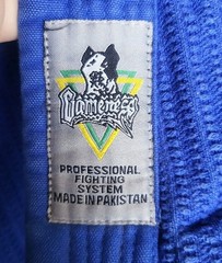 Gameness A2 Brazilian Jiu-Jitsu BJJ Professional Fighting System Jacket Blue