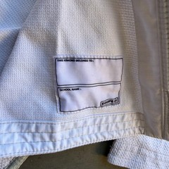 Gracie Barra Jiu Jitsu Gi Mens A1 White Kimono Pesado Set BJJ Top Pants BJJ