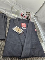 FUJI 330053-A2H Competition BJJ Gi Black Size A2H, 100% Cotton